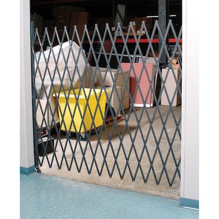 Global Industrial 5-1/2'W Single Folding Security Gate, 6-1/2'H 968132